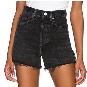 Agolde Dee Shorts in black